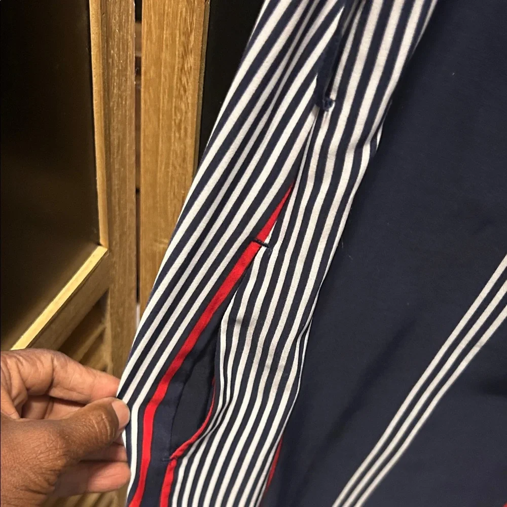 Tommy Hilfiger Navy and Red Striped Dress - Picture 4 of 5